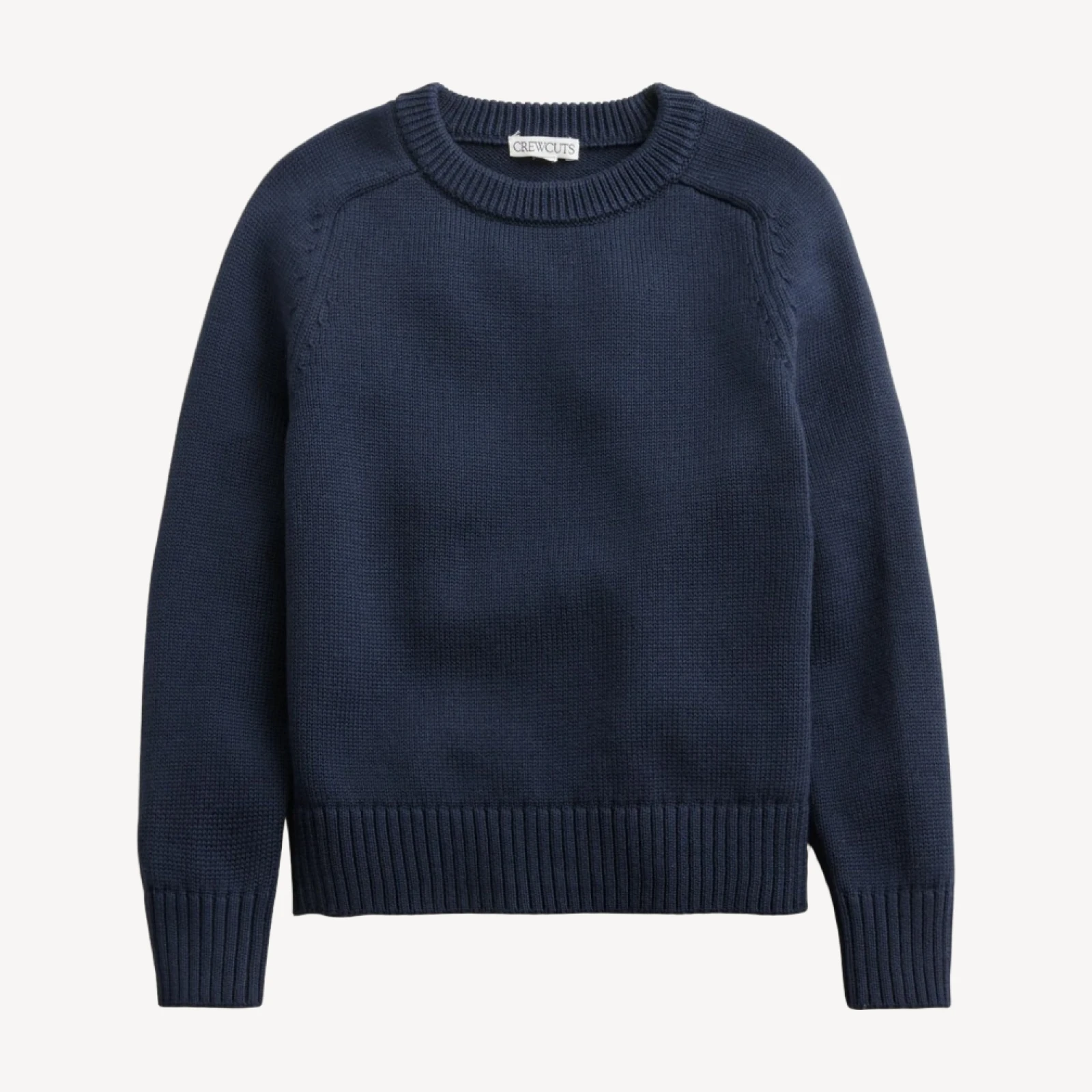 Kids' heritage cotton crewneck sweater