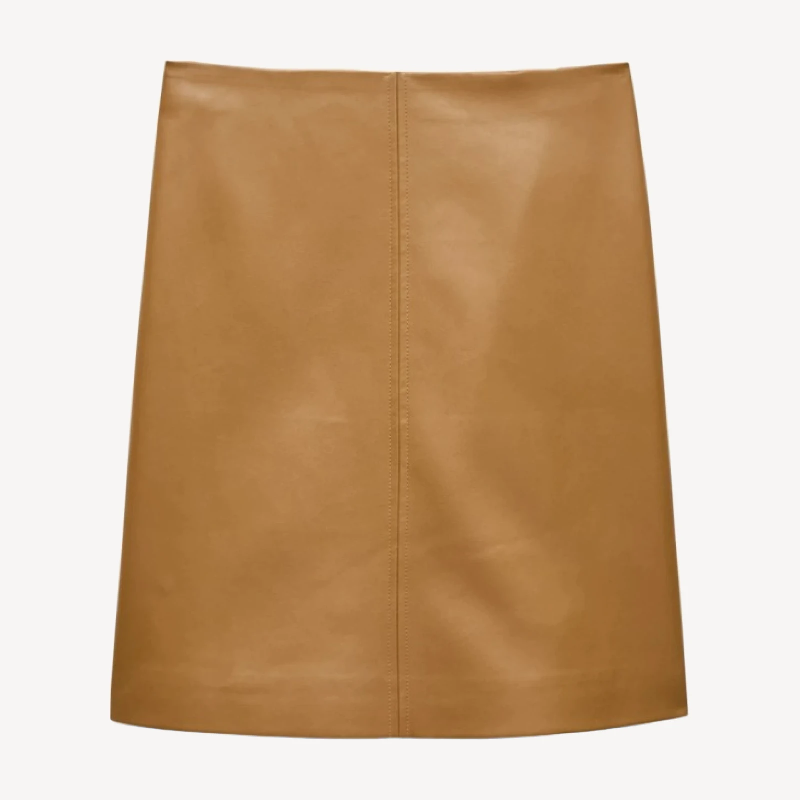 Fairfax skirt in faux leather