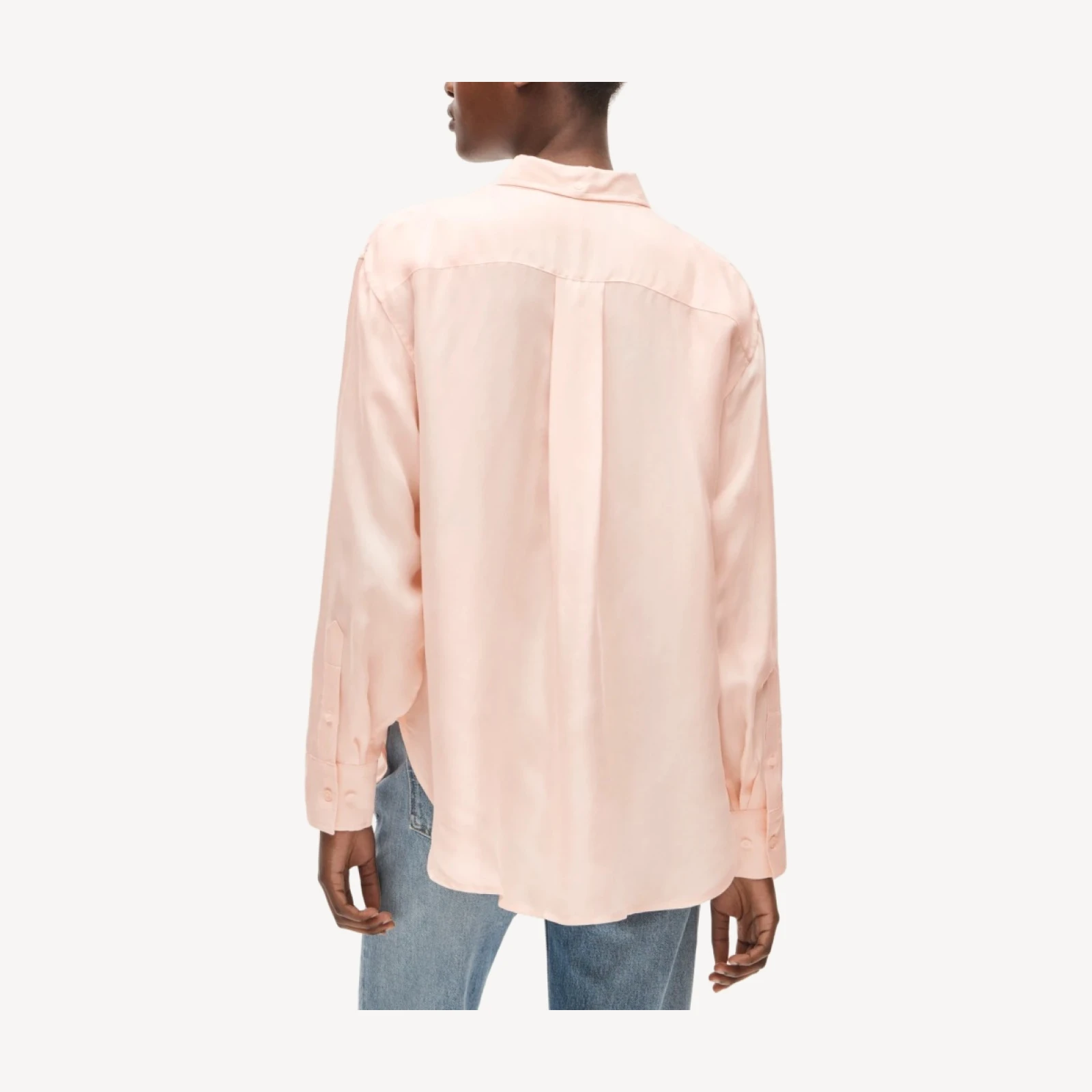 Esme button-up shirt in cupro blend