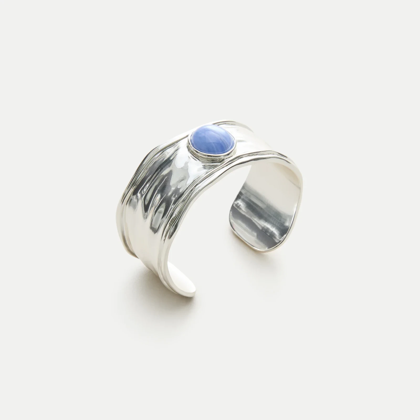Stone cuff bracelet