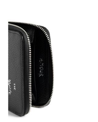 Zadig & Voltaire Mini Zv Graffiti Leather Zip Wallet