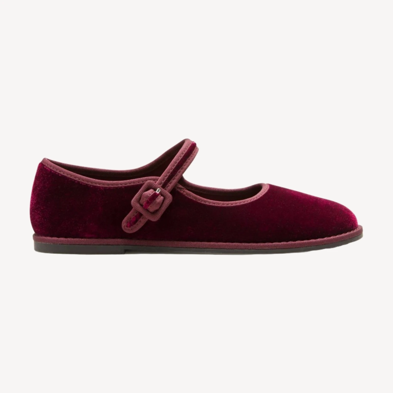 Girls' Mary Jane ballet flats in velvet