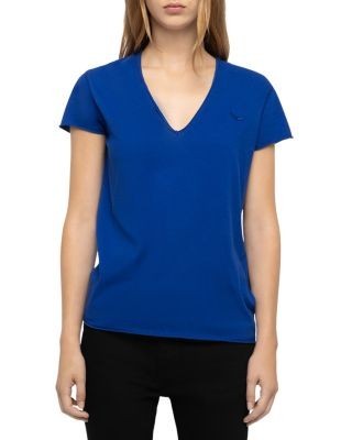 Zadig & Voltaire Cotton V Neck Tee