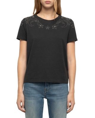 Zadig & Voltaire Embellished Crewneck Tee