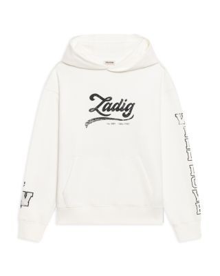 Zadig & Voltaire Cotton Sweela Rhinestone Logo Hoodie, photo 5