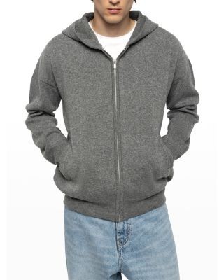 Zadig & Voltaire Camille Cashmere Zip Front Hoodie