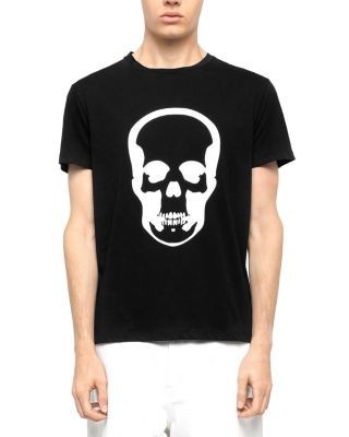 Zadig & Voltaire Thierry Cotton Skull Print Tee