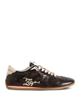 Zadig & Voltaire Women's Laser Tagged Leather Dance Sneakers
