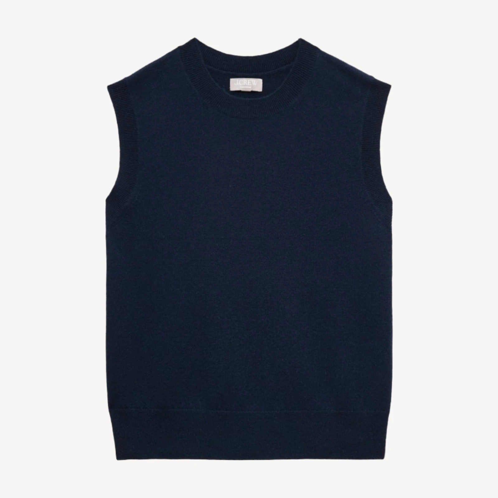 Cashmere relaxed sweater-vest
