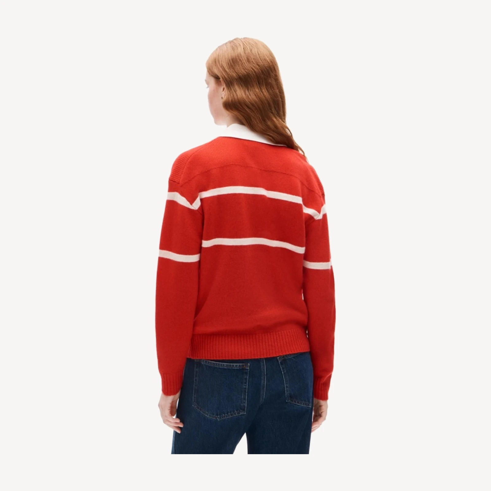 '47 x J.Crew vintage wool University of Wisconsin rugby