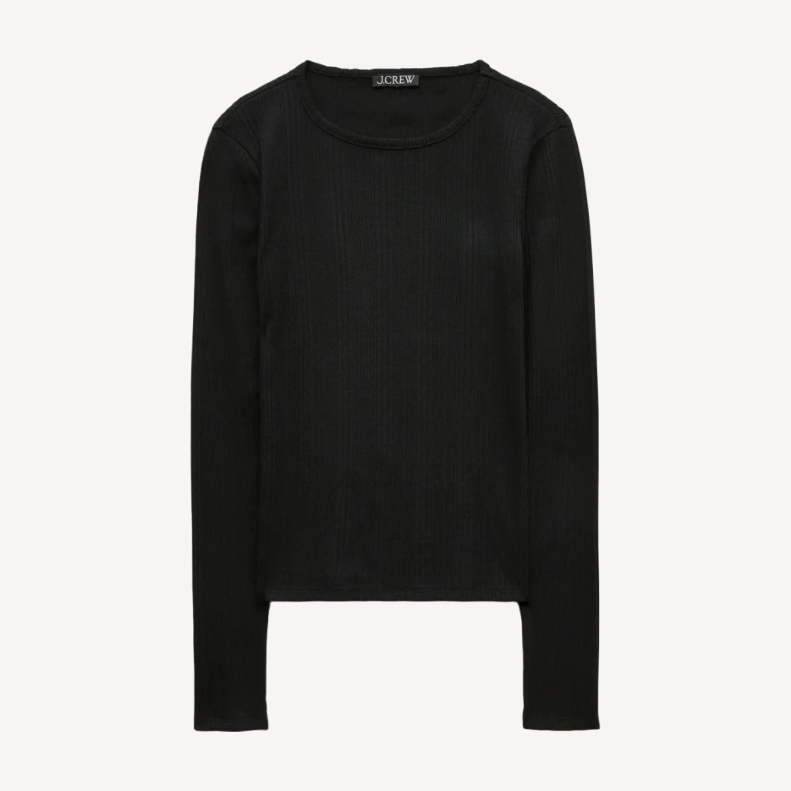 Pointelle long-sleeve T-shirt