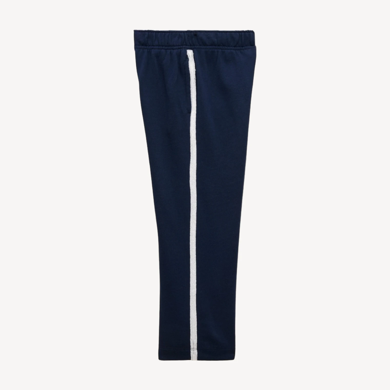 Girls' Everyday wide-leg sweatpant with Lurex® metallic threads stripe