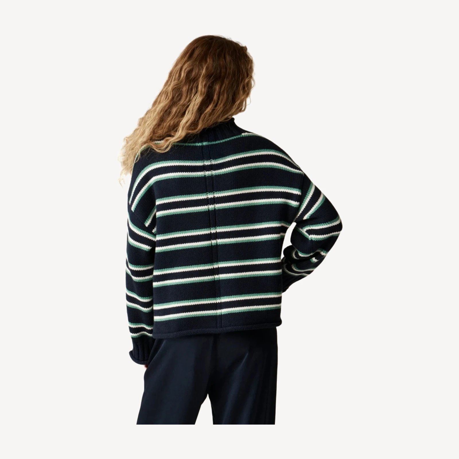 2025 Rollneck™ sweater in stripe