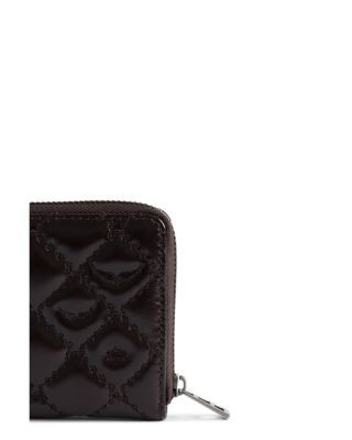 Zadig & Voltaire Mini Zv Vintage Monogram Leather Wallet