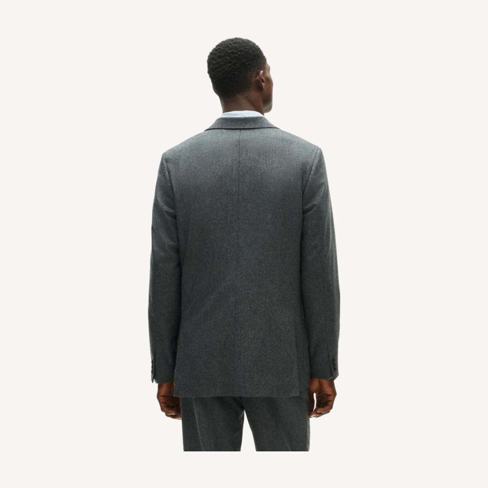 Kenmare Relaxed-fit suit jacket in Italian wool flannel