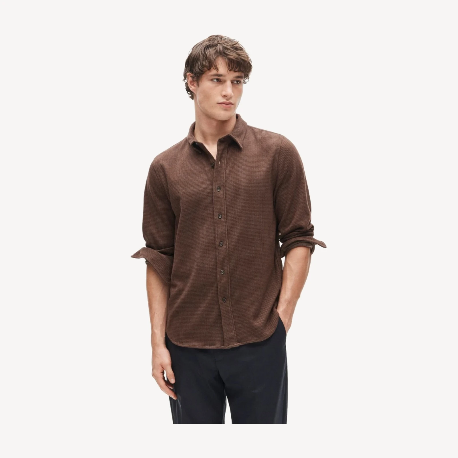 Lightweight Seaboard soft-knit shirt
