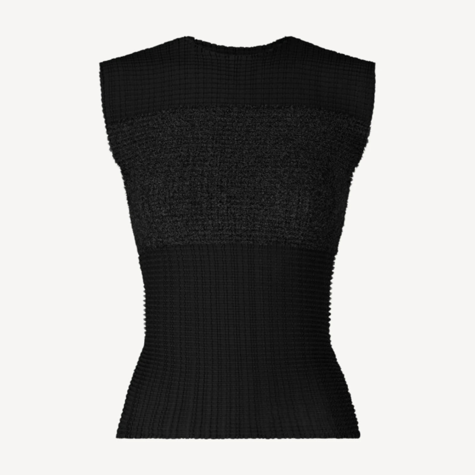 SHEER FUZZY PLEATS