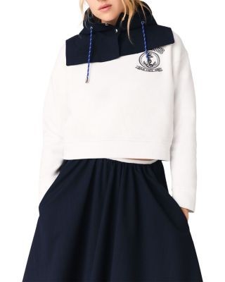 Maje Sailor Print Sweatshirt