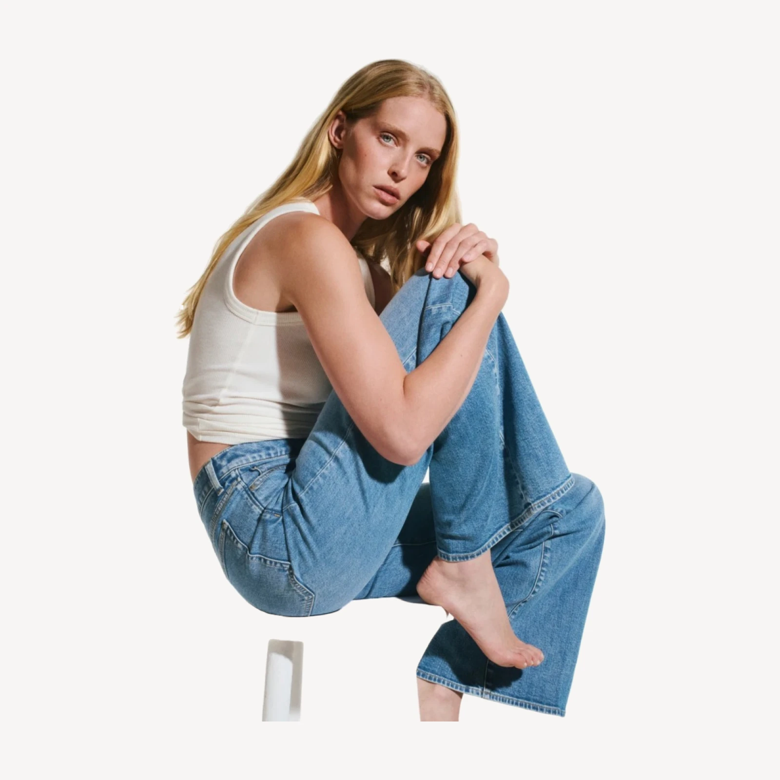 Denim trouser jean