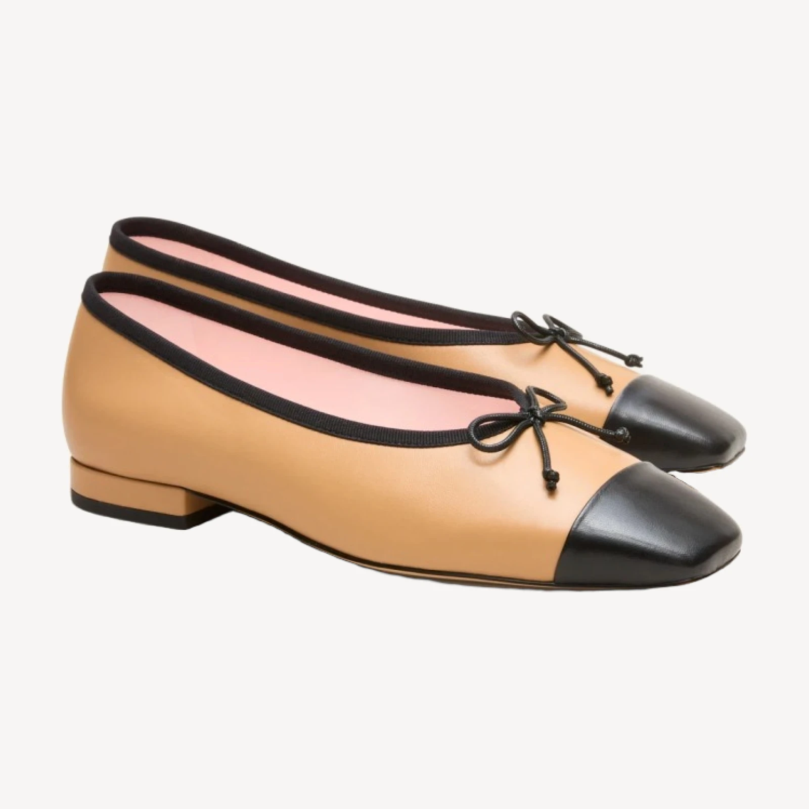 Sophie cap toe ballet flats in leather