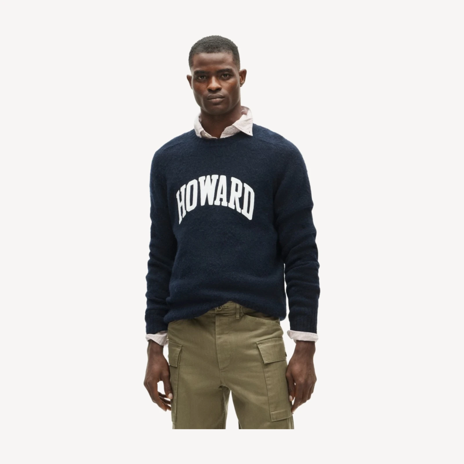 '47 x J.Crew brushed wool Howard sweater