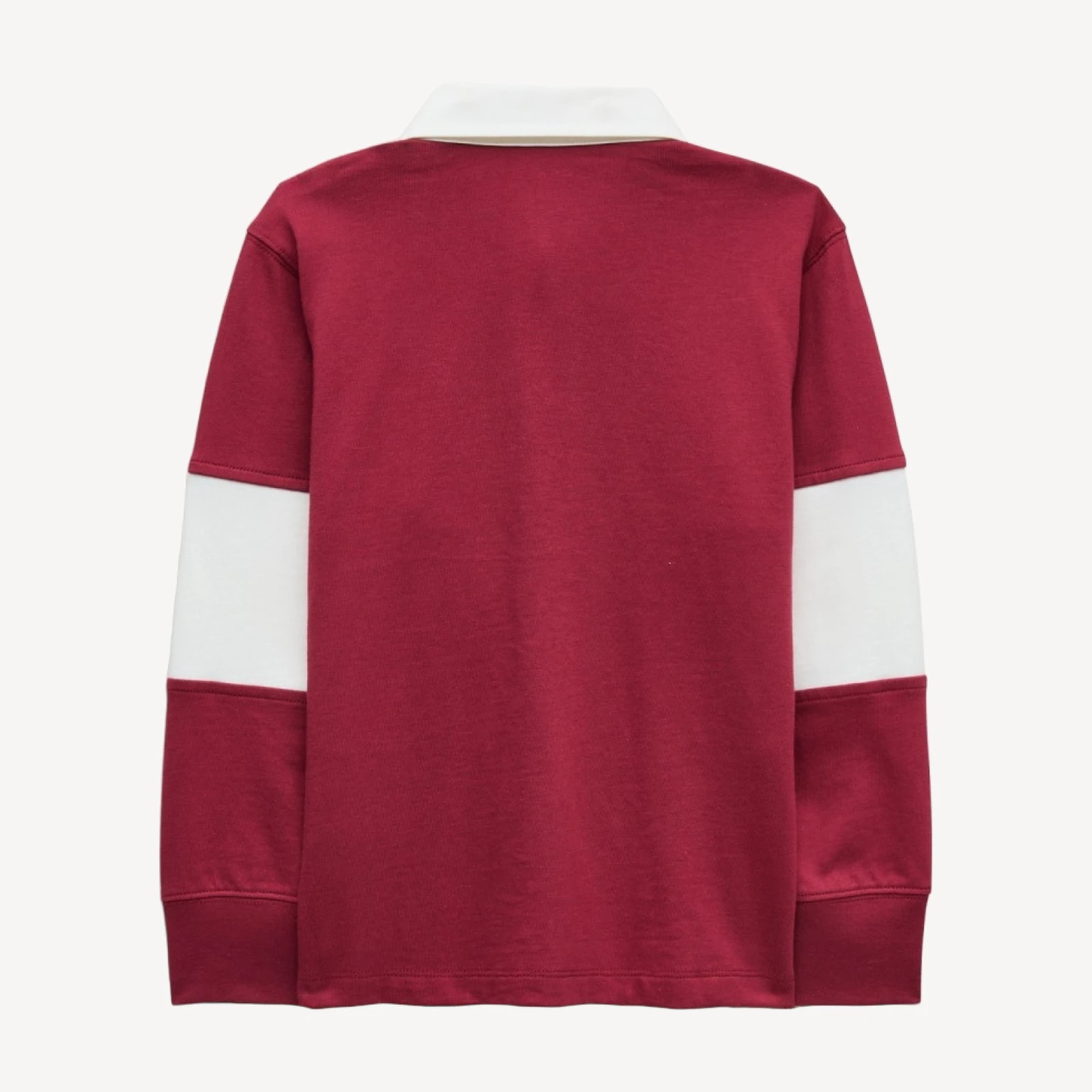 Kids' junior varsity rugby polo shirt in striped heritage jersey
