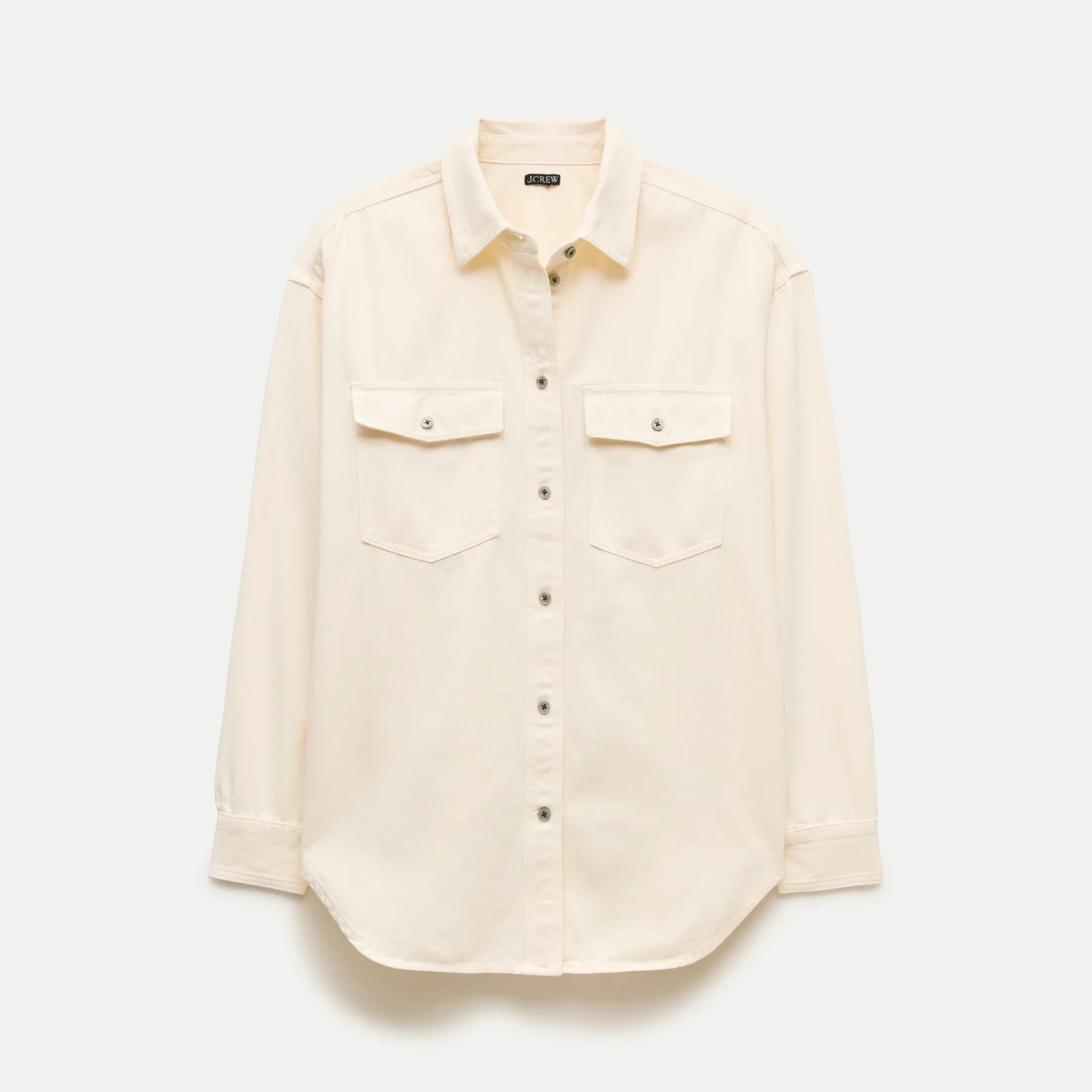 Étienne oversized button-up shirt in cotton twill