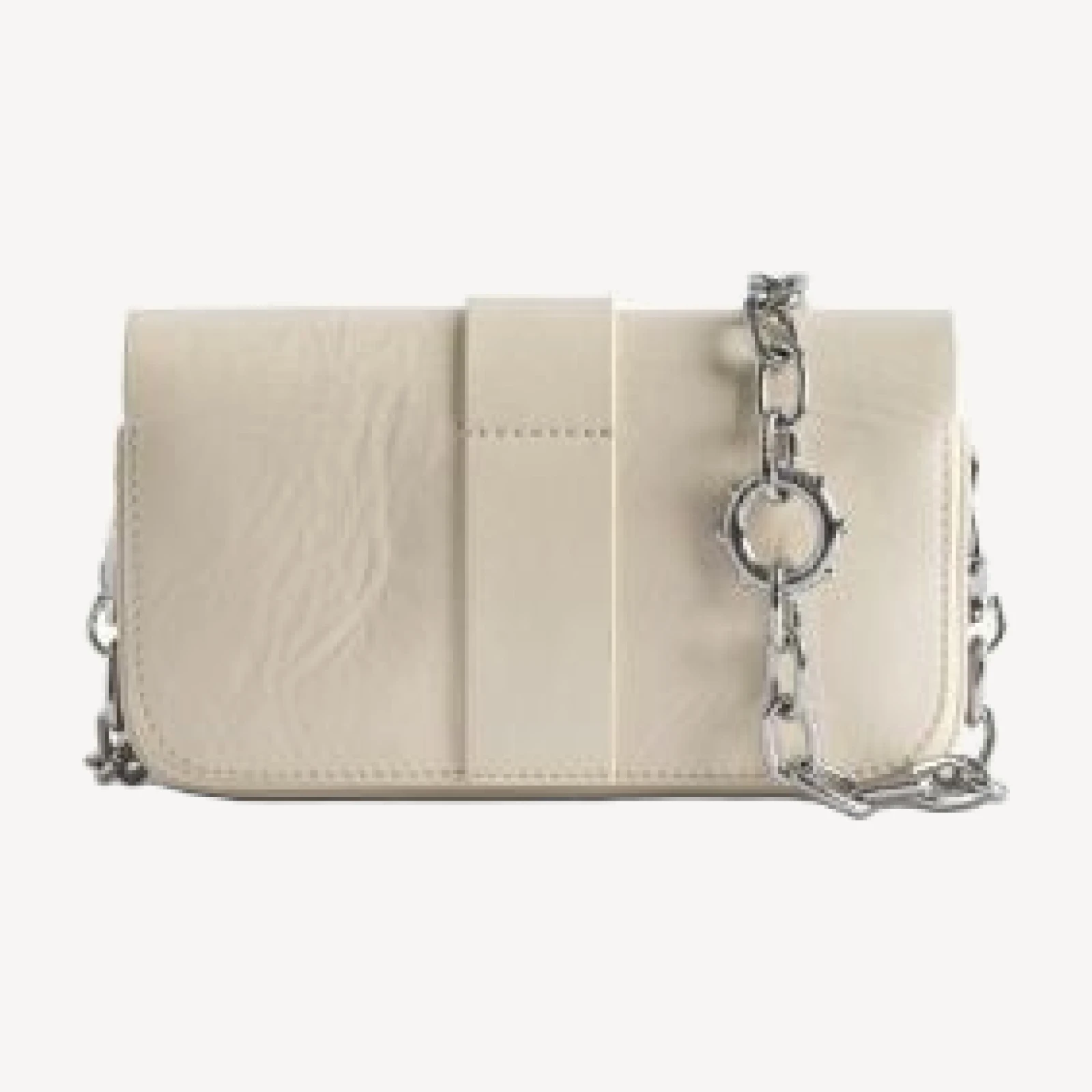 Zadig & Voltaire Kate Vintage Patent Leather Chain Wallet Bag