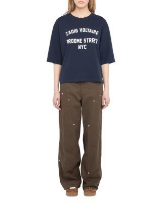 Zadig & Voltaire Taida Broome Street Graphic Cotton Tee