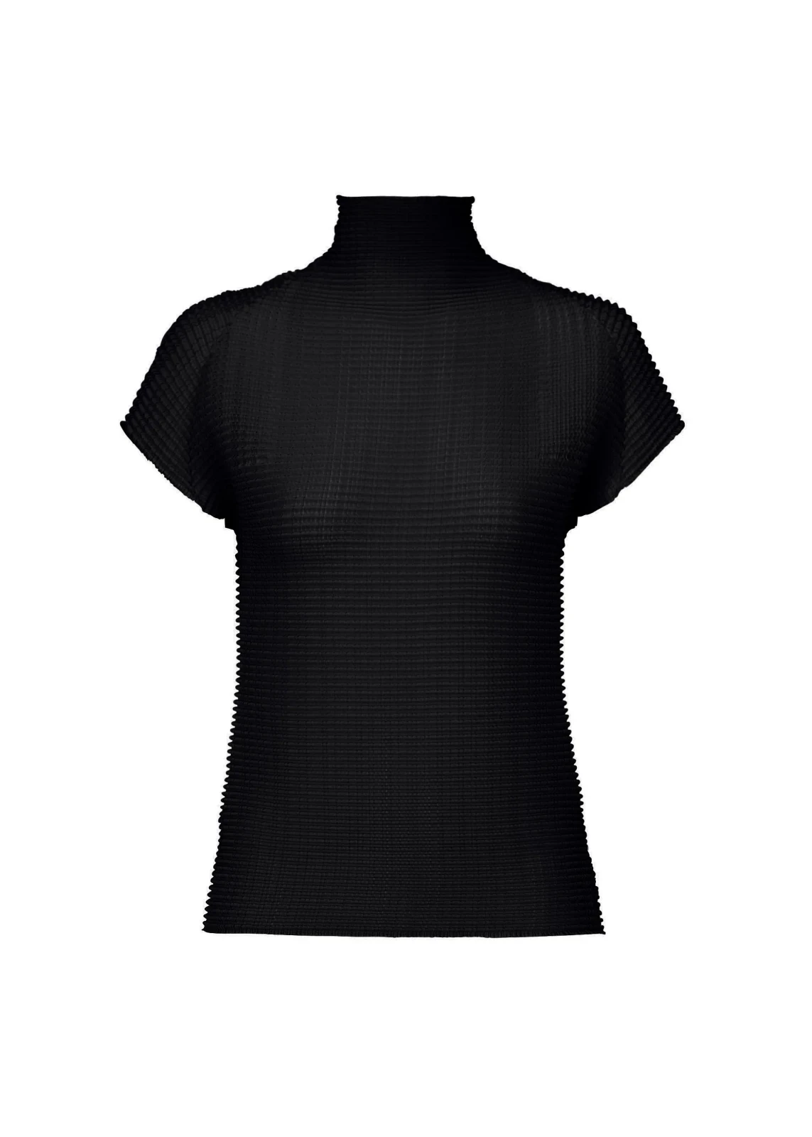 WOOLY PLEATS BK/WT-66
