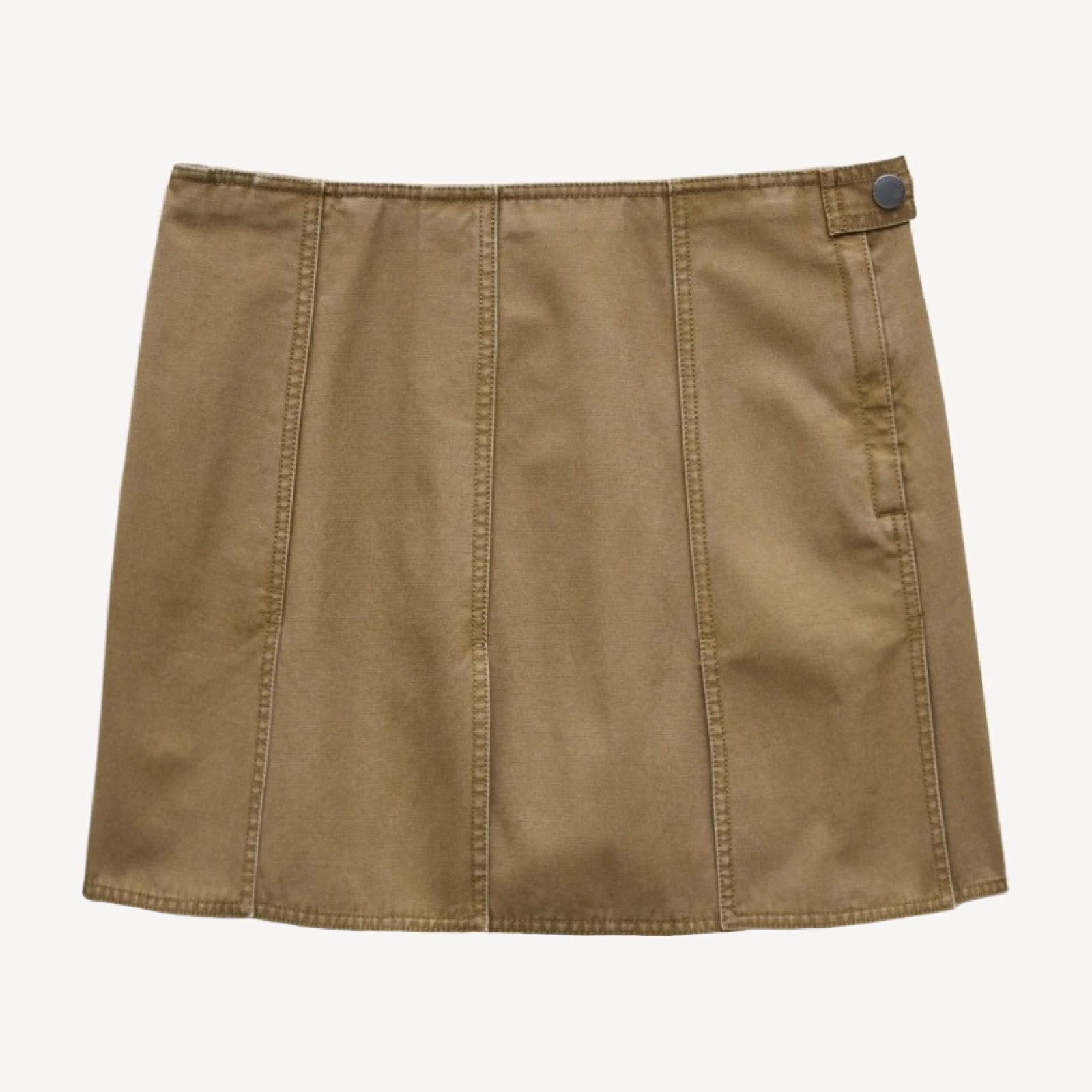 Eckhaus Latta x J.Crew paneled mini skirt