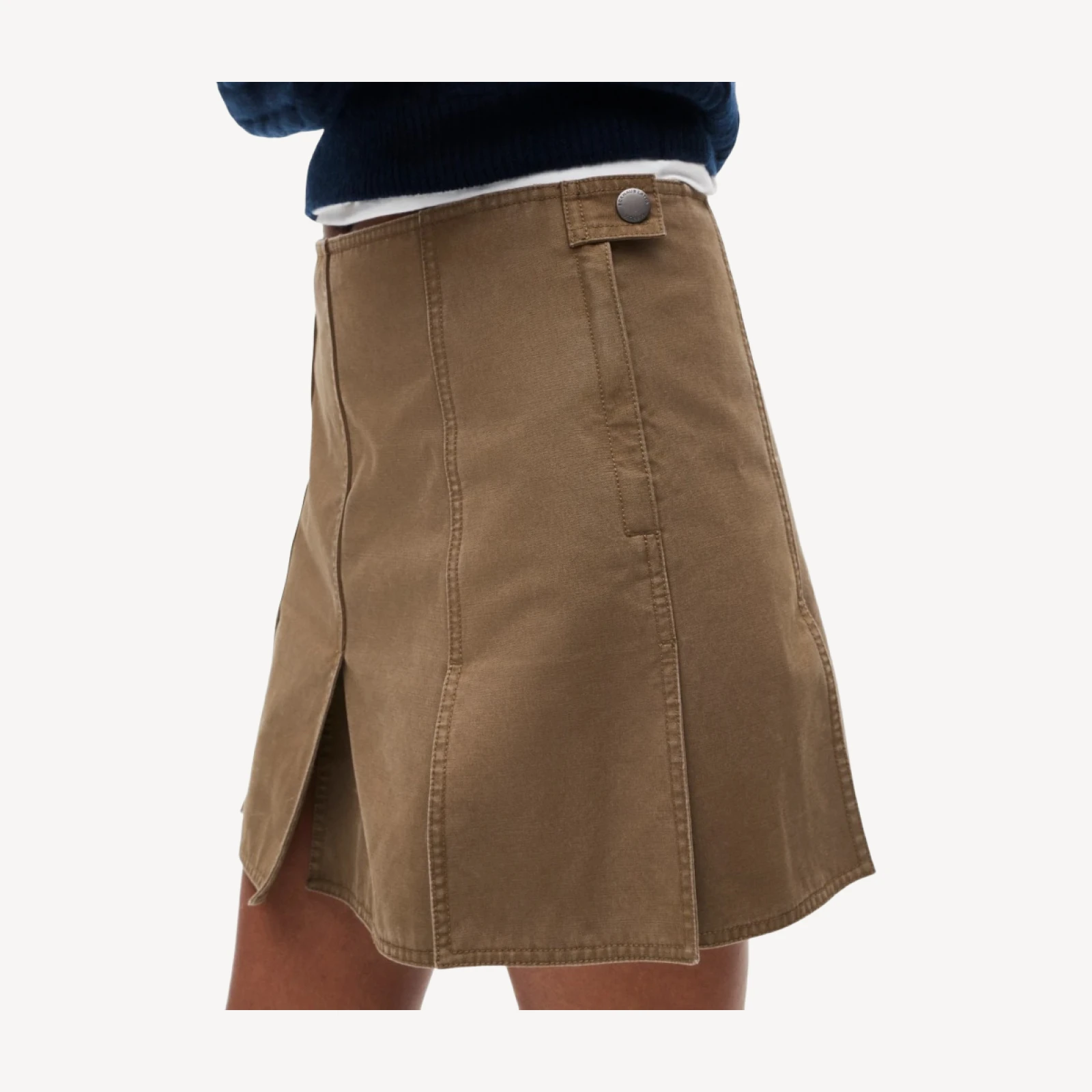 Eckhaus Latta x J.Crew paneled mini skirt