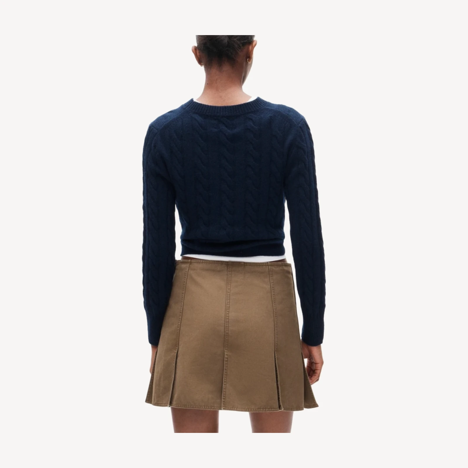 Eckhaus Latta x J.Crew paneled mini skirt