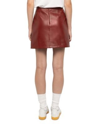 Zadig & Voltaire Jaime Leather Mini Skirt, photo 2