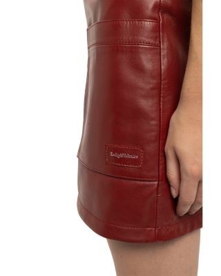 Zadig & Voltaire Jaime Leather Mini Skirt, photo 3