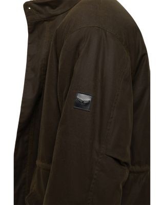 Zadig & Voltaire Kikoh Waxed Cotton Faux-Fur Hooded Coat