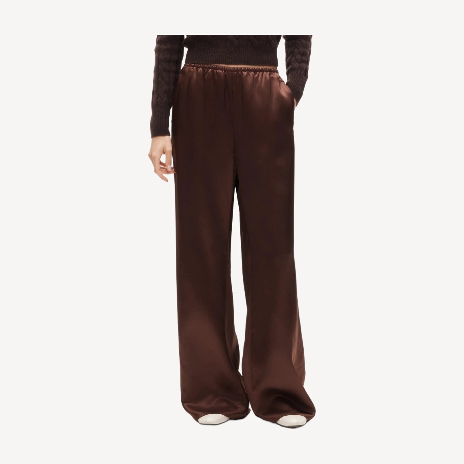 Cosmo pant in luster charmeuse