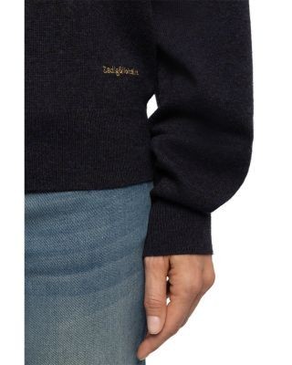 Zadig & Voltaire Souly Wool & Cashmere Turtleneck Sweater
