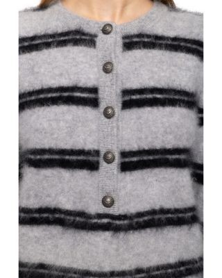 Zadig & Voltaire Mandala Cashmere Henley Sweater