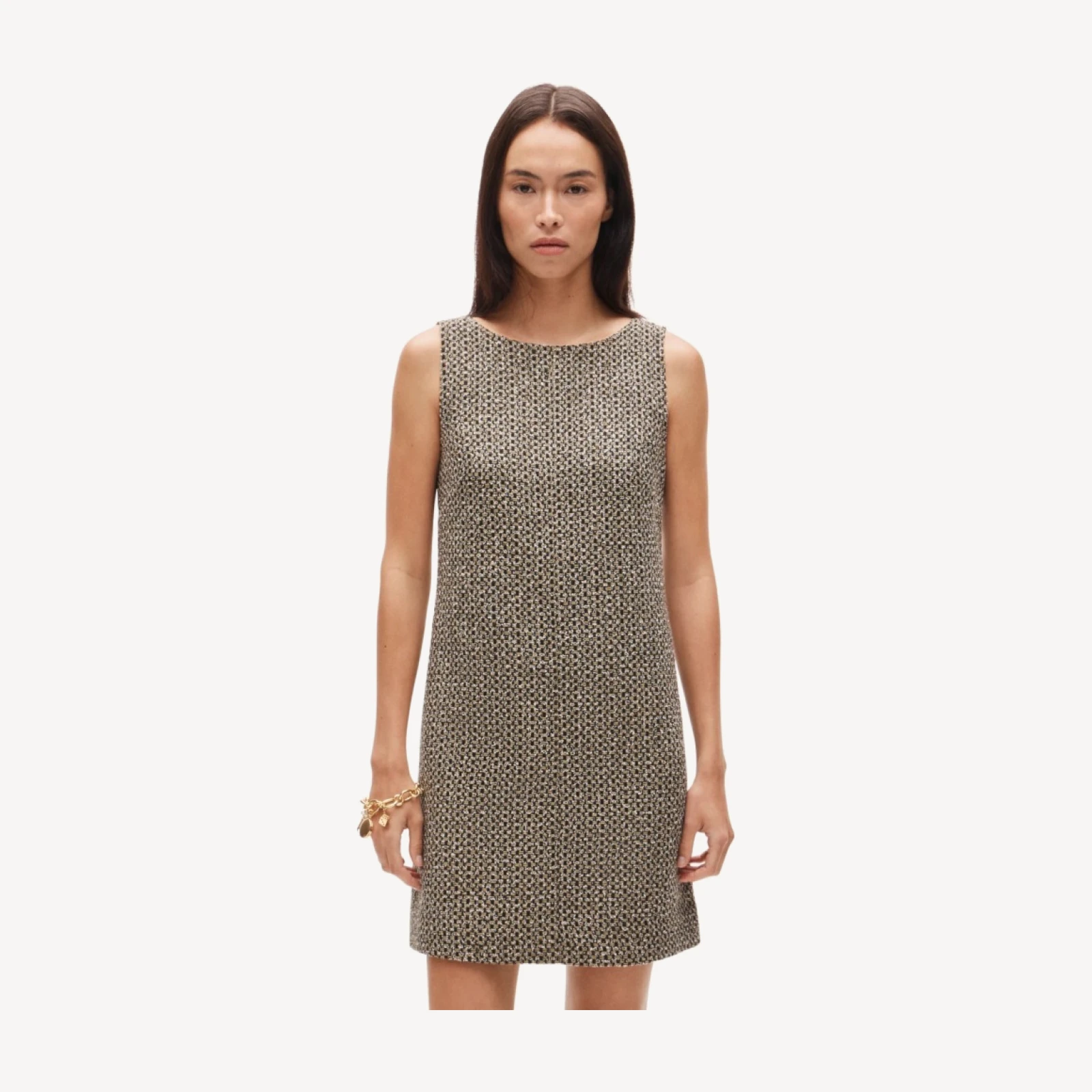 Billie dress in tweed