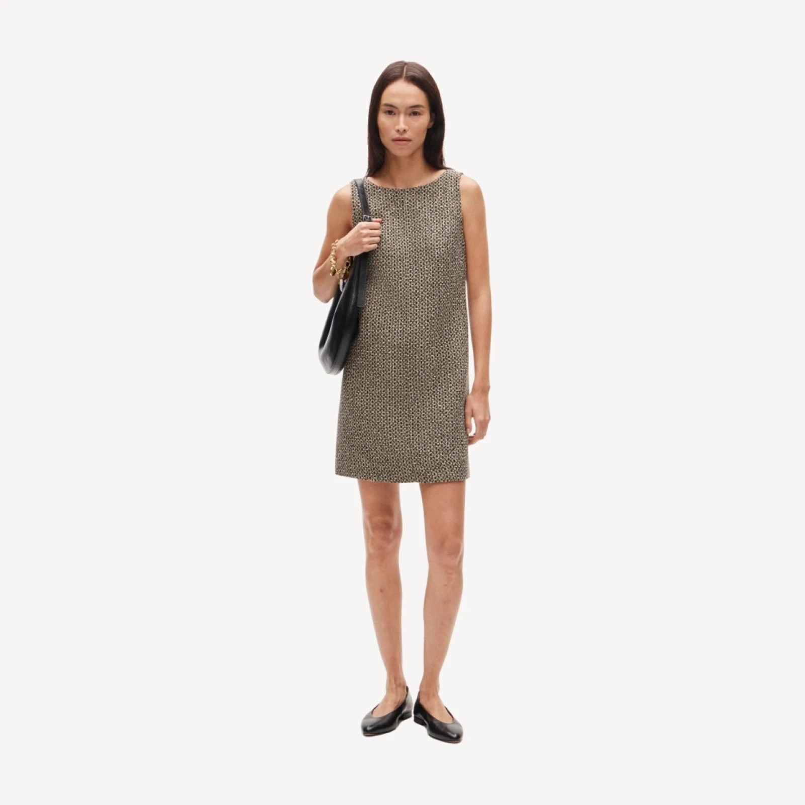 Billie dress in tweed