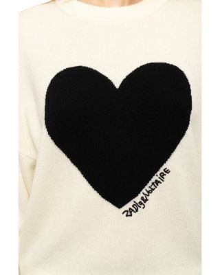 Zadig & Voltaire Soulo Wool & Cashmere Heart Sweater