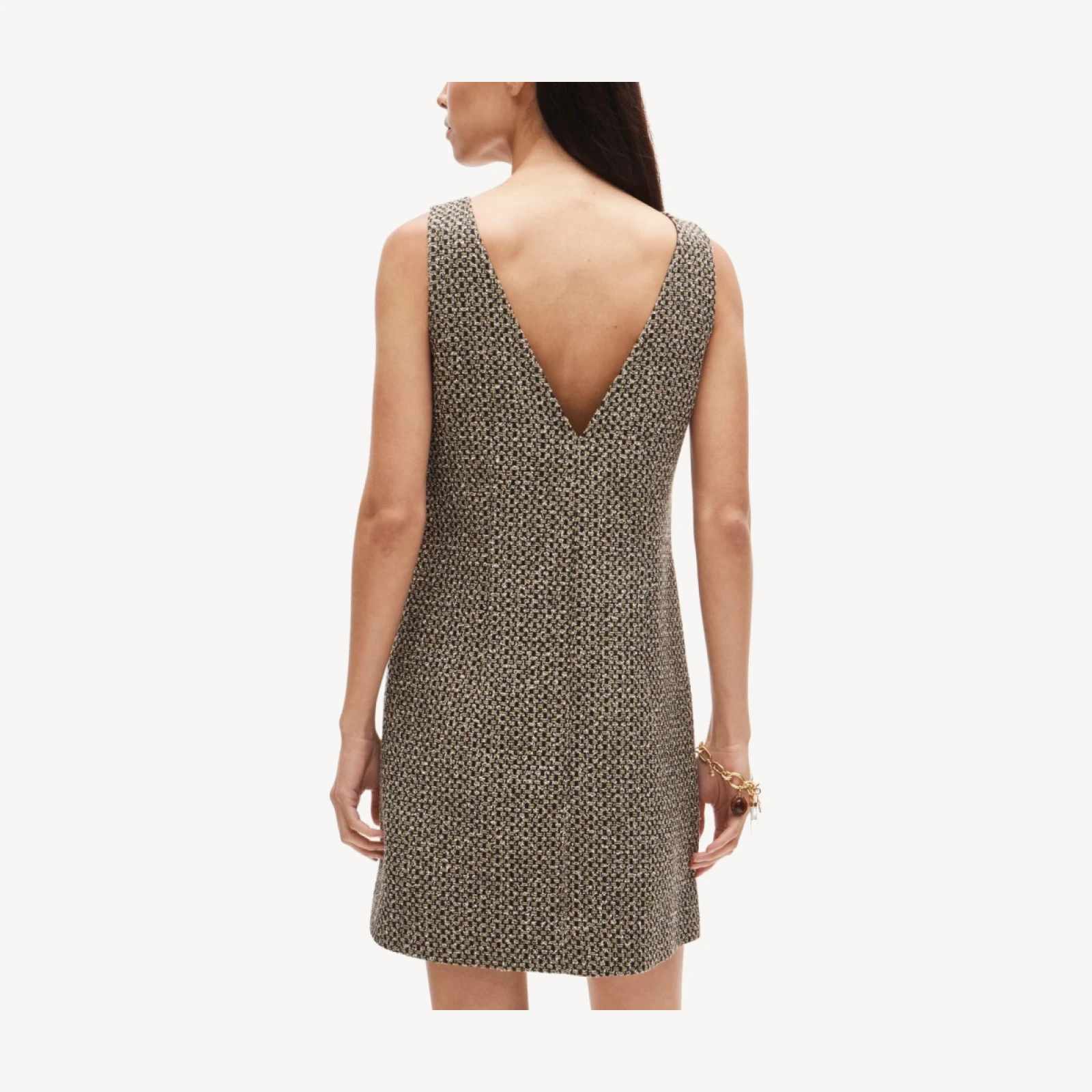 Billie dress in tweed