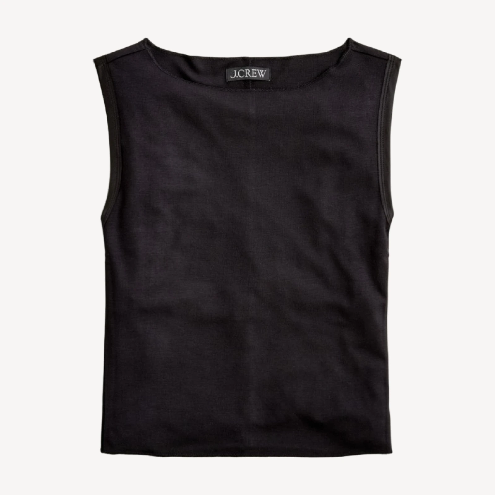 Refined rib shell tank top