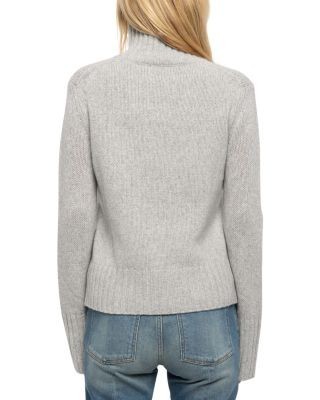 Zadig & Voltaire Nalma Wool Amour Paris Turtleneck Sweater