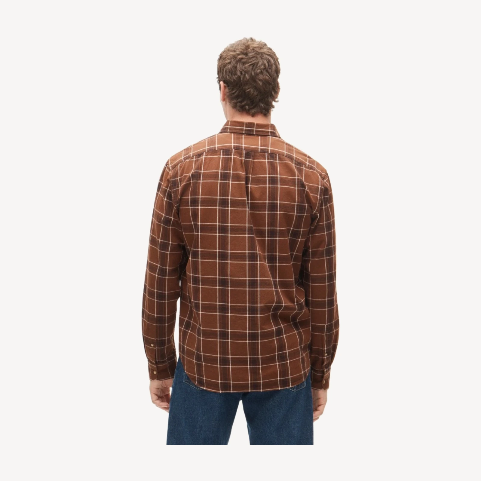 Lightweight cotton shirt in plaid