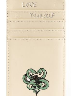 Zadig & Voltaire Zv Tattoo Leather Card Holder