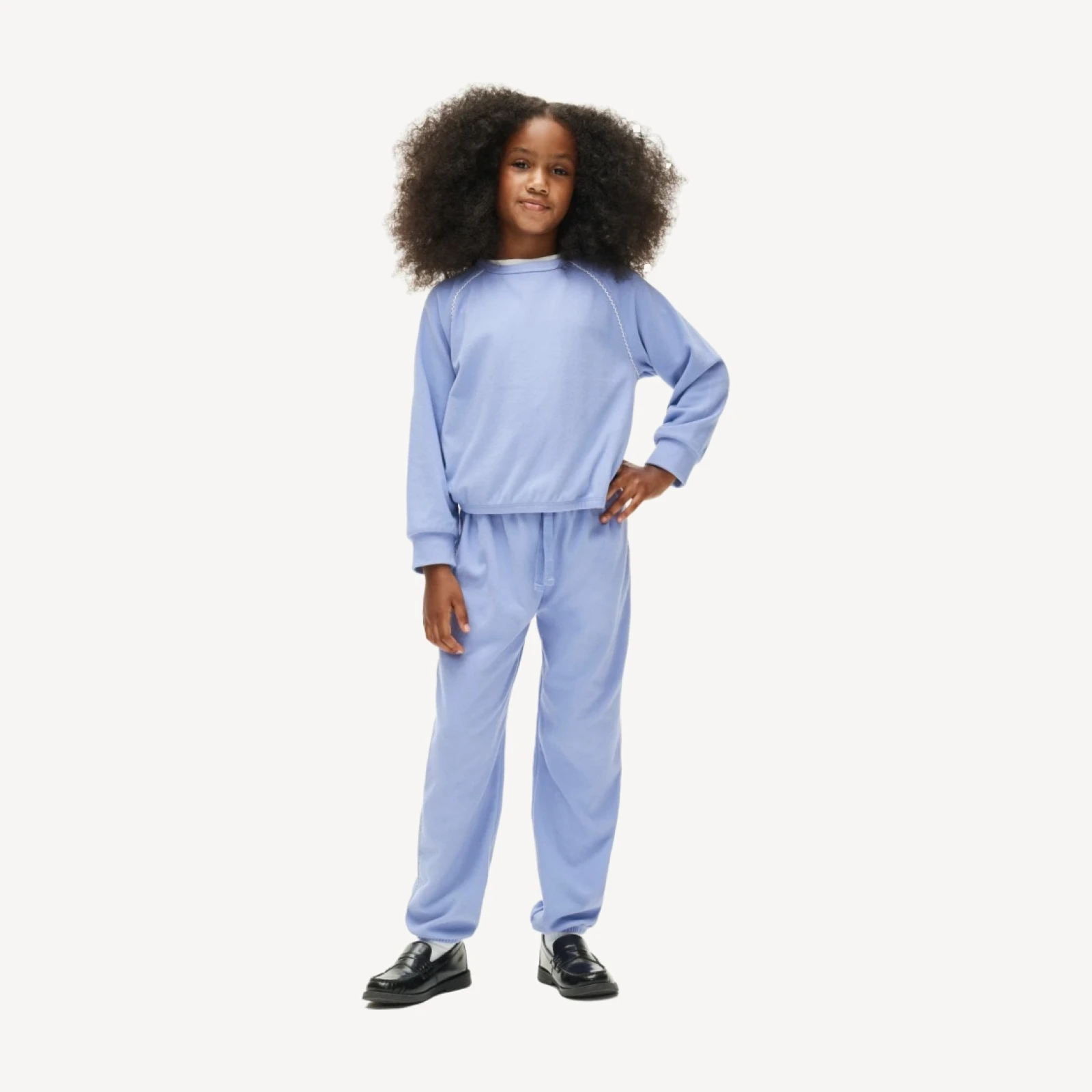 Girls' Everyday crewneck sweatshirt in cozy rib