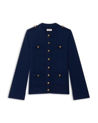 Zadig & Voltaire Lucyla Wool & Cashmere Four Pocket Cardigan