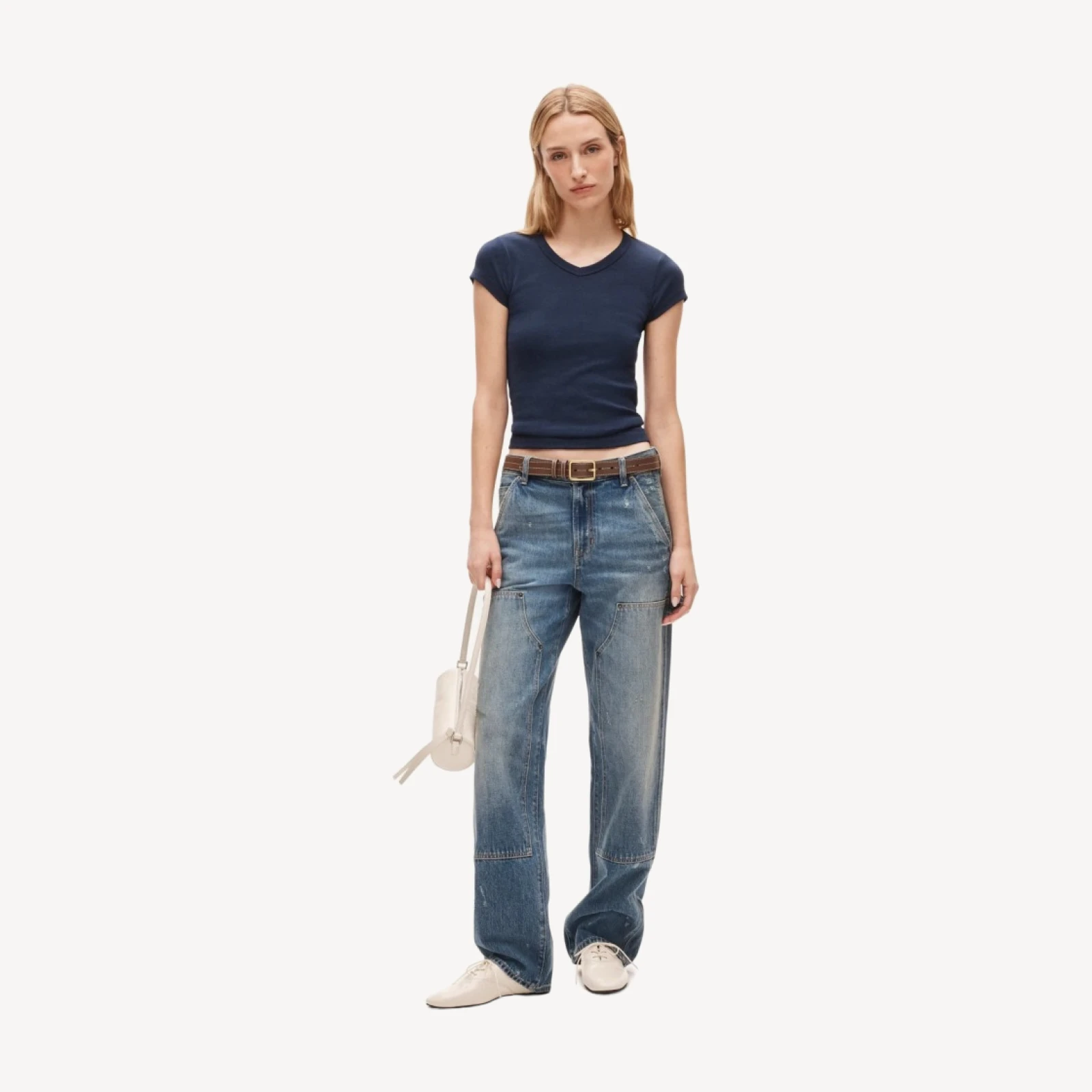 Perfect-fit V-neck T-shirt